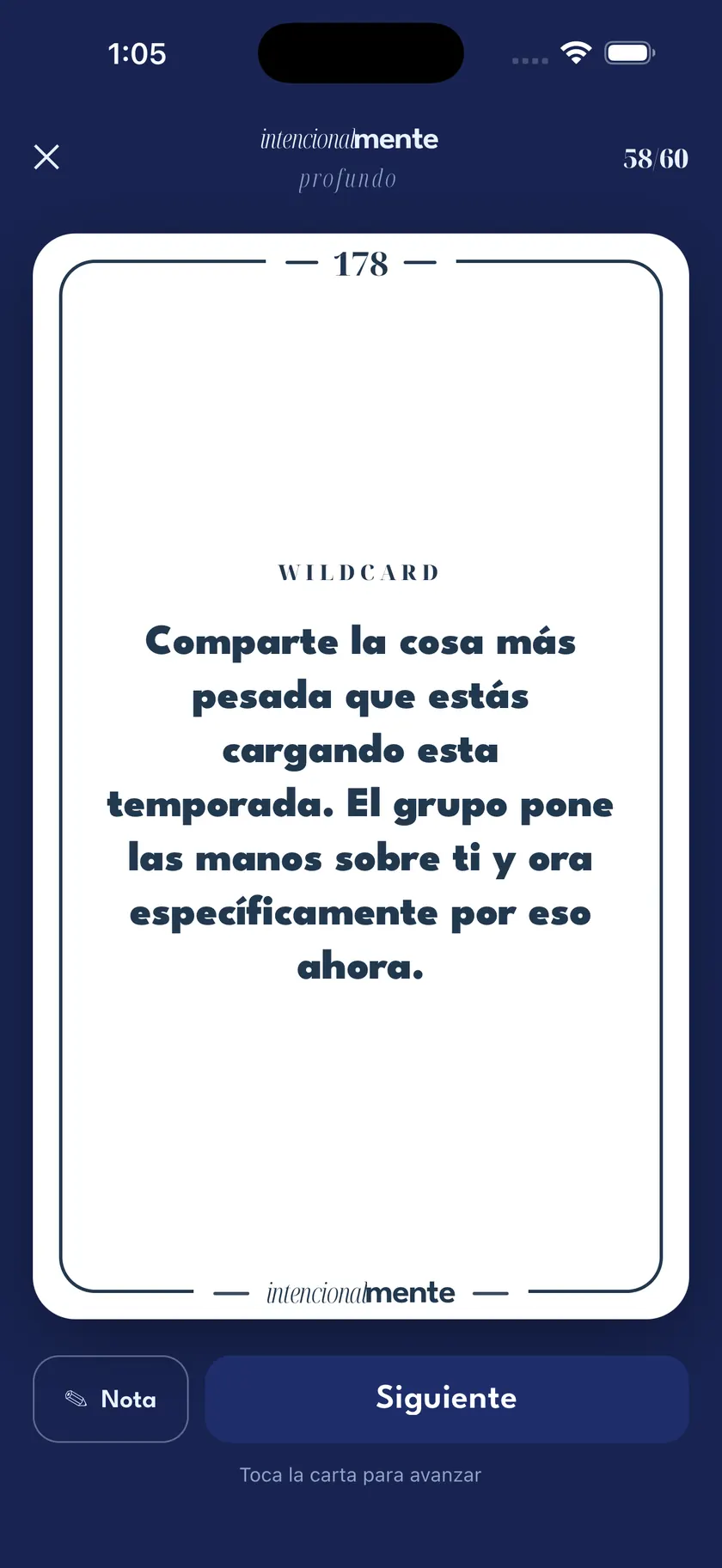 intencionalmente — Wildcard de oración
